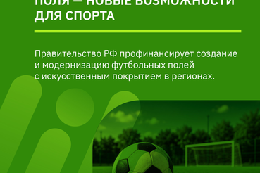 В регионах появятся новые футбольные поля с искусственным покрытием. Правительство России будет выделять на это 1,5 млрд рублей ежегодно начиная с 2027 года.