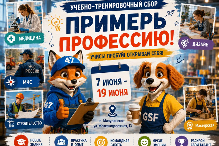Уже 7 июня стартует наш учебно-тренировочный сбор!