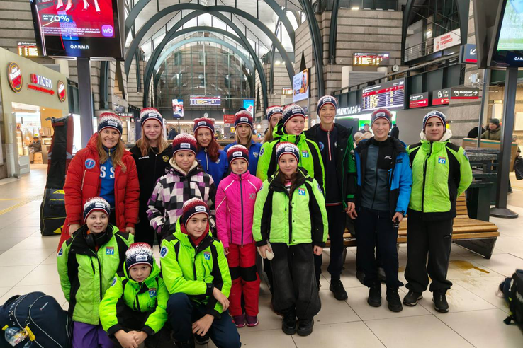 Эстафету «Первый снег» подхватывают наши юные спортсмены отделения Сосново-Васильево под руководством Александры Алексеевны Драбовской!