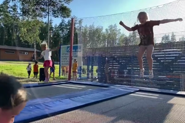 Зачем горнолыжникам батут?